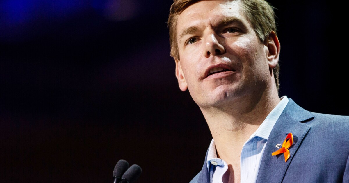 California Rep. Eric Swalwell says caller threatened to kill him with assault rifle California Rep. Eric Swalwell says caller threatened to kill him with assault rifle