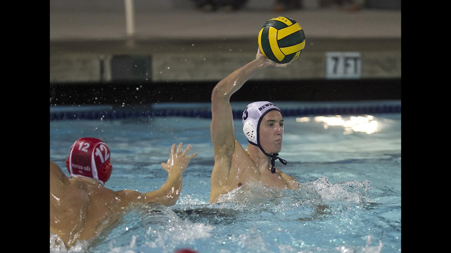 Newport Falls to Mater Dei in Water Polo Semi Final