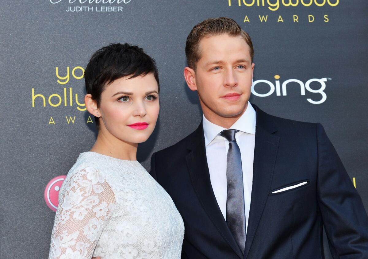 "Once Upon A Time" costars Ginnifer Goodwin and Josh Dallas married on April 12, 2014, in Los Angeles. The couple is expecting their first child together in the spring.