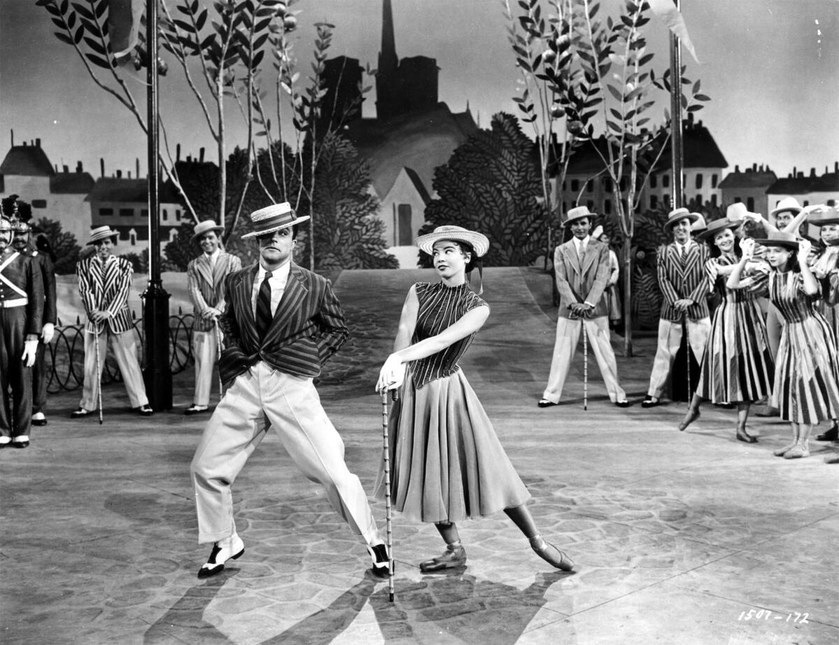 Gene Kelly and Leslie Caron in "An American in Paris," released in 1951. (UCLA Film & TV Archive / 1974 MGM Inc.)