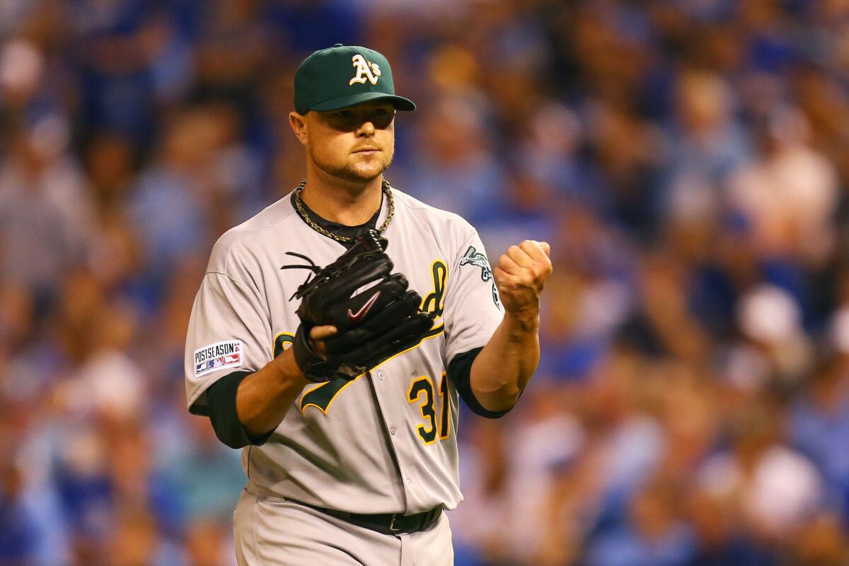 The Dodgers will not be signing free-agent pitcher Jon Lester, according to a person familiar the situation.