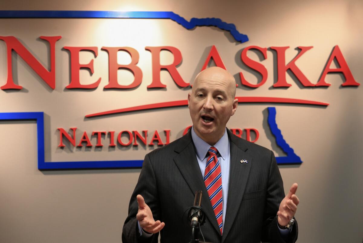 Nebraska Gov. Pete Ricketts sent a letter this week to refugee resettlement agencies in the state, urging them not to pursue resettlement of Syrian refugees.