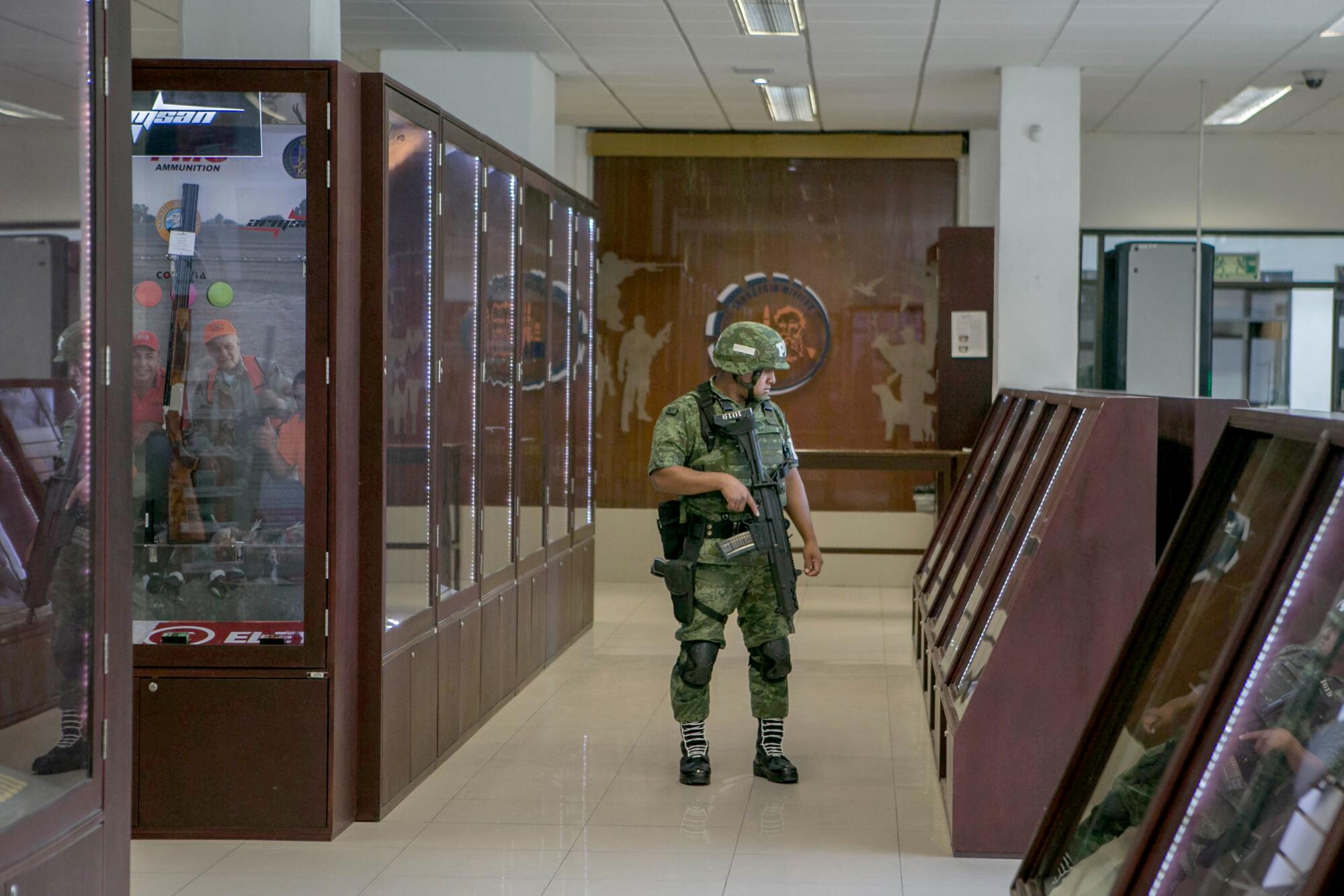 The only gun store in Mexico