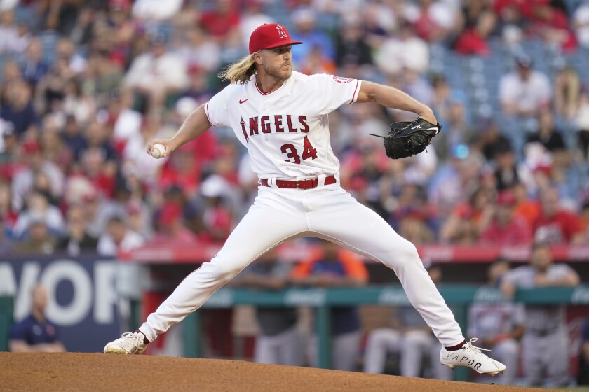 Noah Syndergaard excels in debut with Angels, who blank Astros - Los Angeles Times