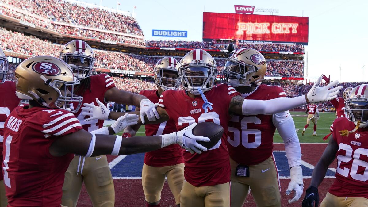 49ers return to NFC championship as Cowboys fail again - Los Angeles Times