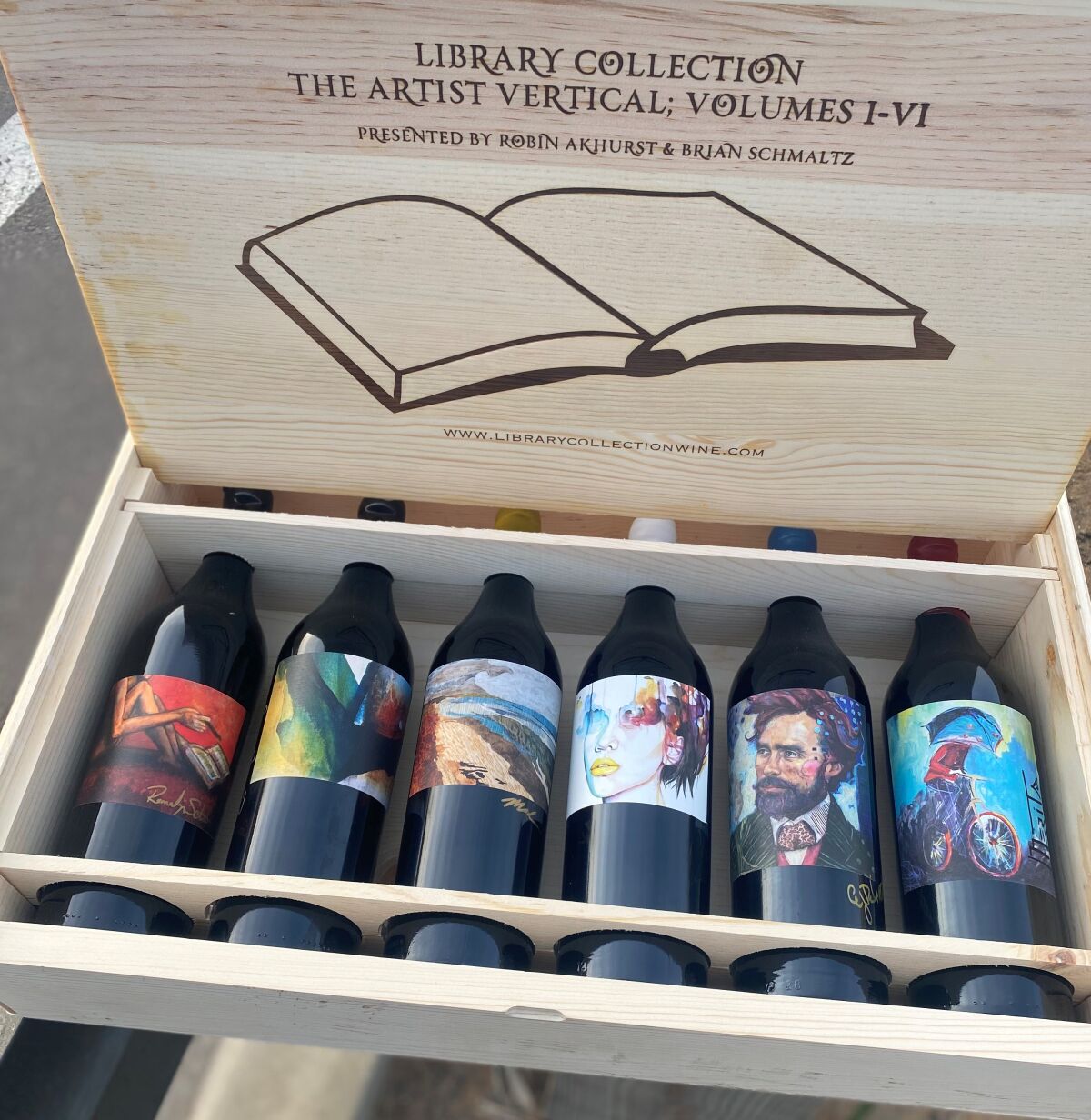Inside the Library Collection box set.