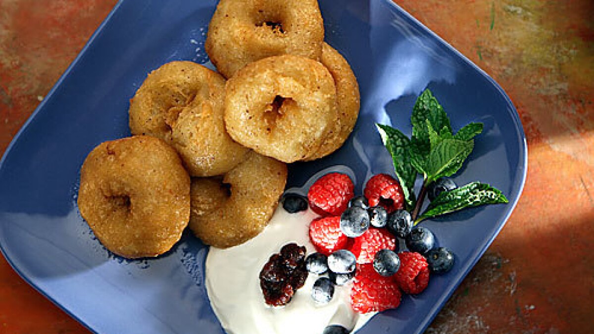 Street Recipe Turkish Doughnuts With Rose Hip Syrup Los Angeles Times