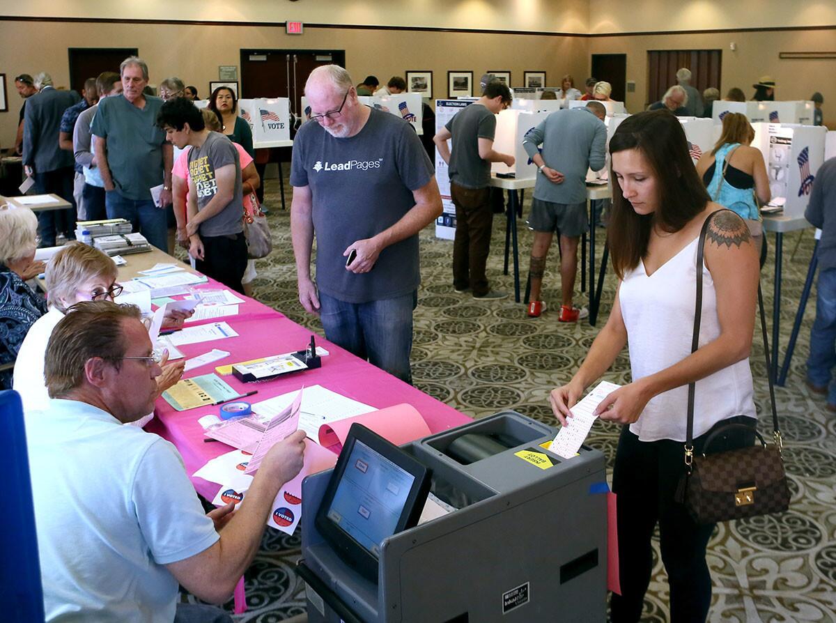 Photo Gallery: Stratiscope holds a Party at the Polls as crowds come out to vote in Burbank