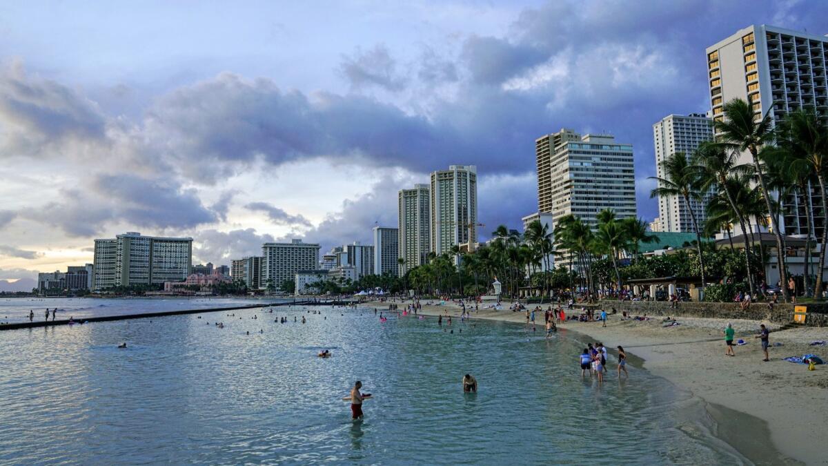 Southwest now flies to Hawaii, and that's putting downward pressure on airfares to Honolulu and other places in the islands.