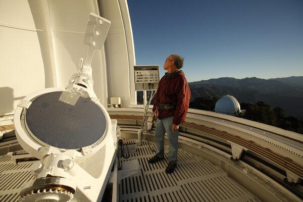 Each day at sunrise, Steve Padilla leaves his cottage on Mt. Wilson and walks 200 yards over to the solar observatory. Padilla, a solar technician, will then open the telescope and sketch the sunspots, a practice that has been done since 1917.