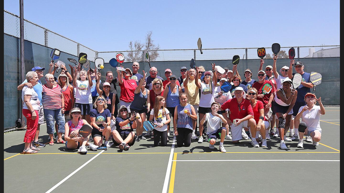 Photo Gallery: First Burbank Pickleball Red White and Blue Doubles Tournament of 2017