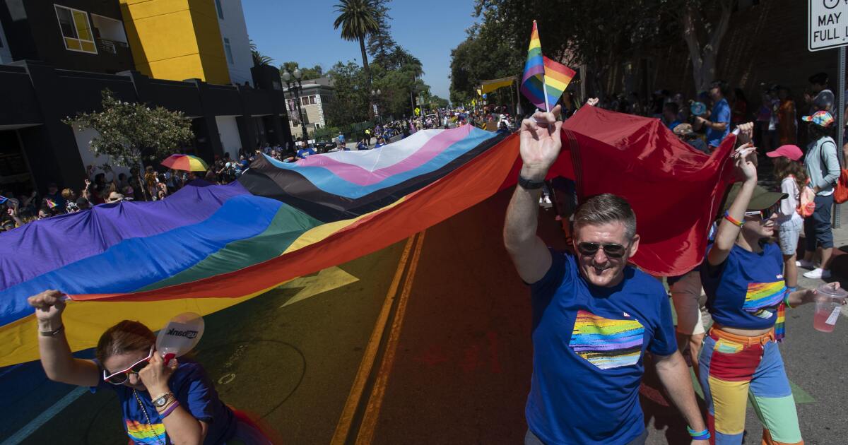 Pride flag to fly on L.A. County buildings this June following unanimous vote