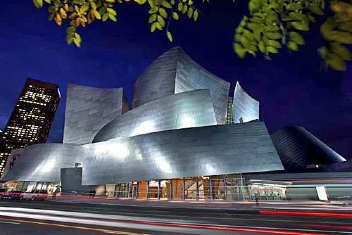 Walt Disney Concert Hall, home of the Los Angeles Philharmonic.