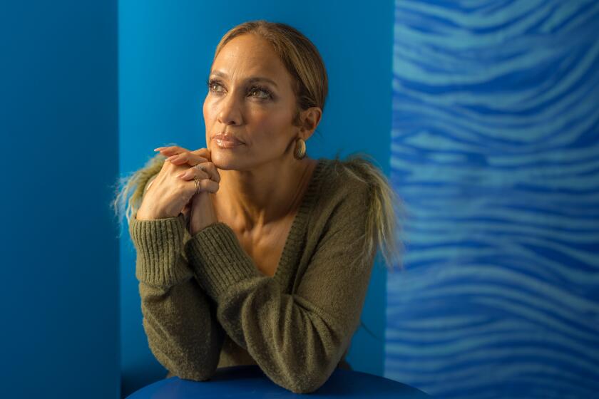 Toronto, Ont - September 07: Jennifer Lopez from the film "Unstoppable," photographed in the Los Angeles Times Studios at RBC House, during the Toronto International Film Festival, in Toronto, Ont, Canada Saturday, Sept. 7, 2024 in Toronto, Ont. (Jason Armond / Los Angeles Times)