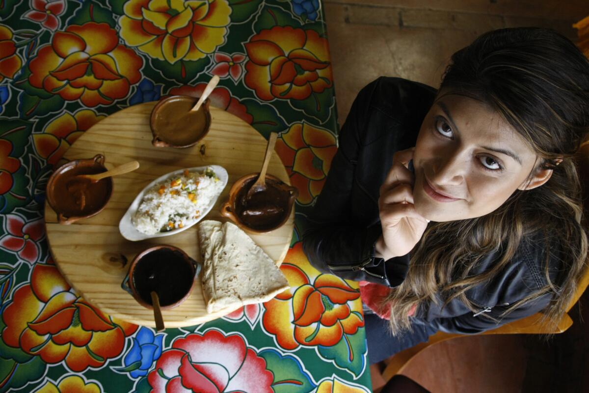 Bricia Lopez, co-owner of Guelaguetza, hosts a tasting of rare small-production mezcals with a Oaxacan meal on April 23 at the restaurant.