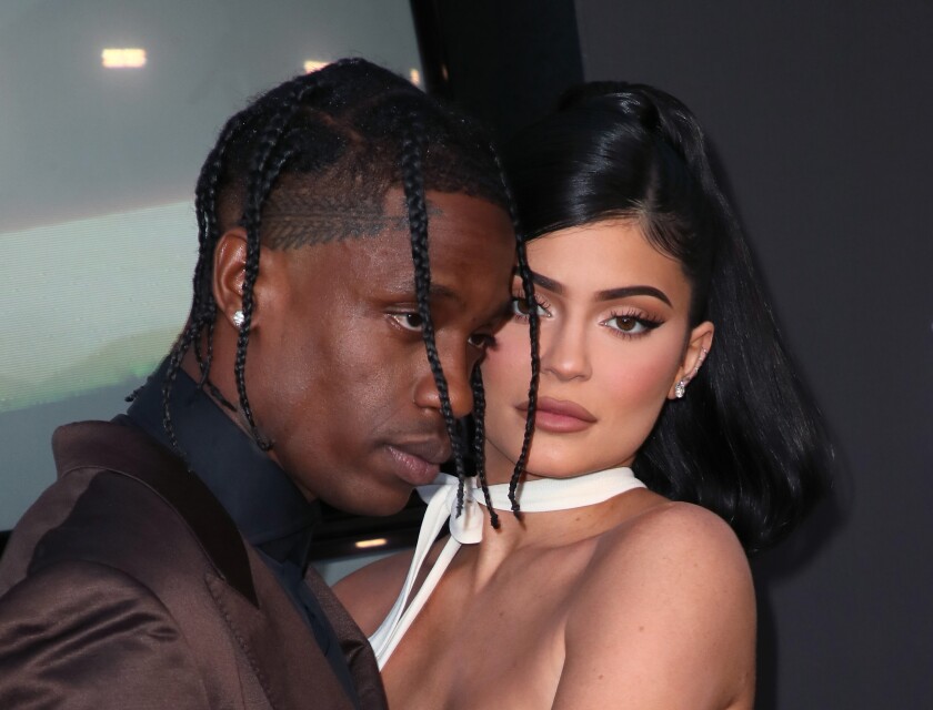 kylie jenner travis split