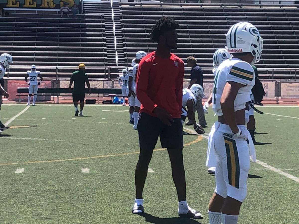 Traeshon Holden, a receiver for Narbonne who has missed the first two games while waiting for the CIF to rule on his eligibility, has been cleared to play for the Gauchos on Friday against St. Paul.