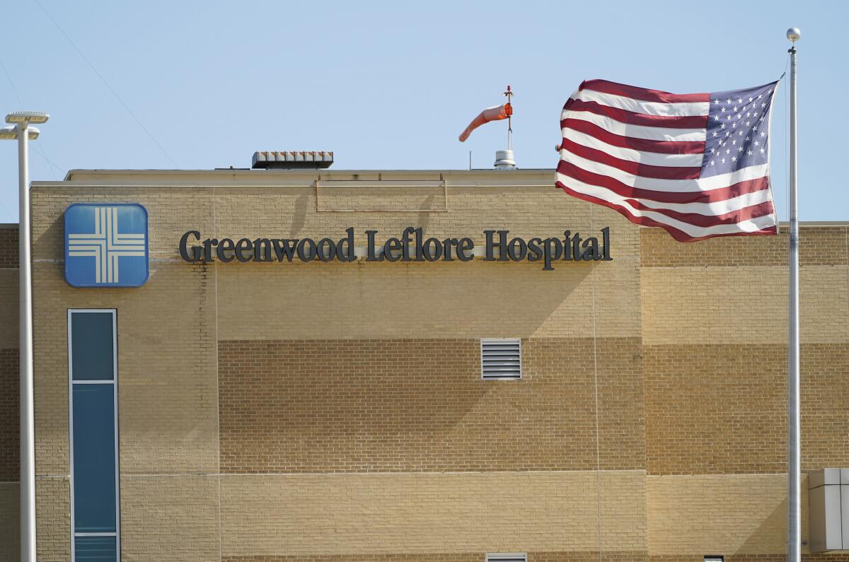 The publicly owned Greenwood Leflore Hospital in Greenwood, Miss.