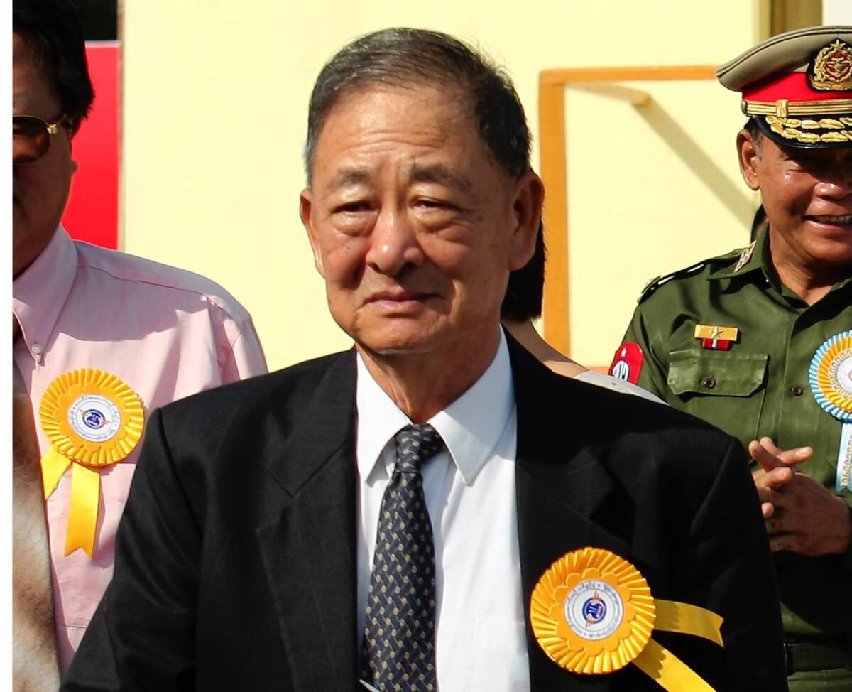 For decades, Lo Hsing Han was considered one of the world’s biggest traffickers of heroin. Here, he attends the inauguration ceremony of Yangon International Airport in Yangon, Myanmar, in 2007.