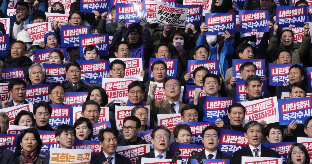 Impeachment? Insurrection charges? It's payback time for South Korea's president
