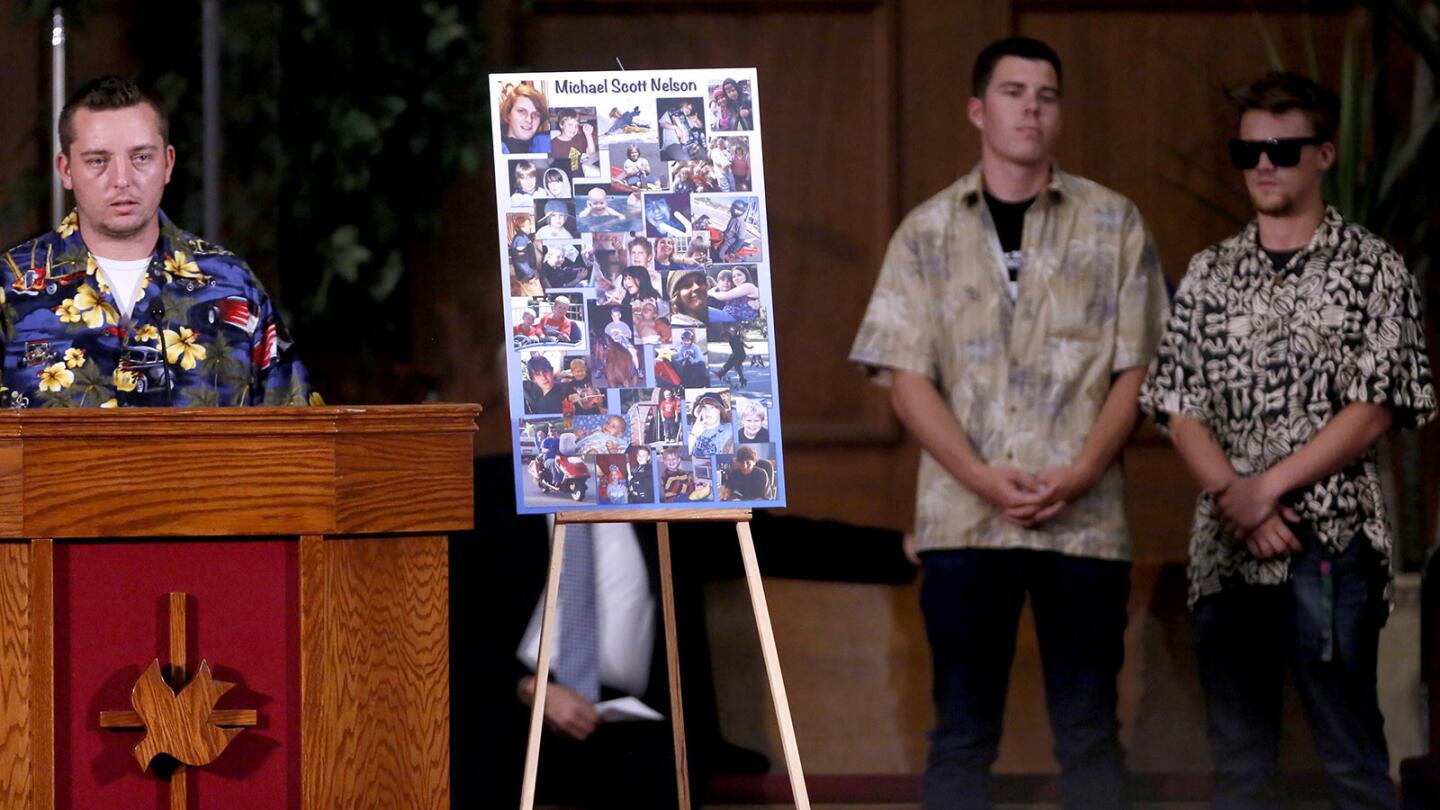 Photo Gallery: Memorial service held for local teen Michael Scott Nelson