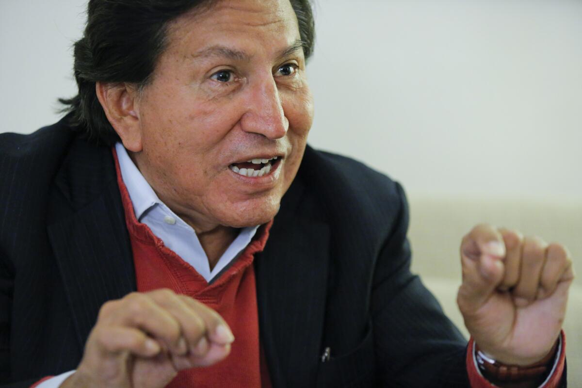 EEUU podría extraditar al expresidente peruano Toledo en cuestión de días