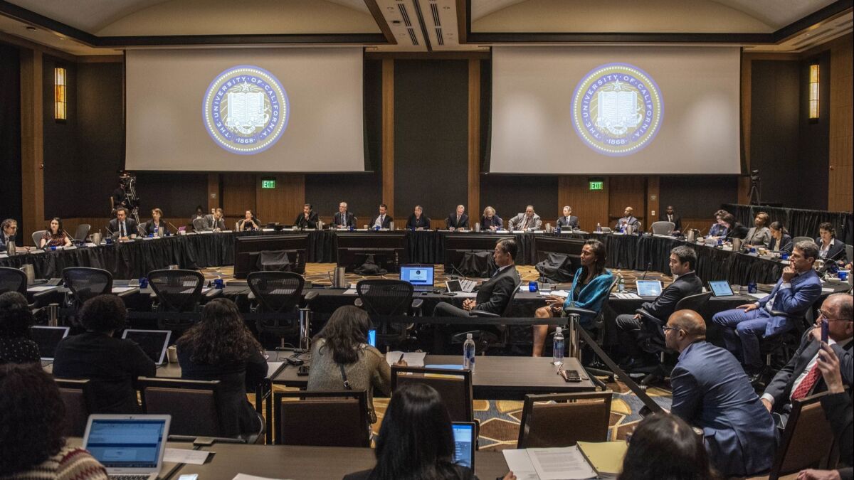 The UC Board of Regents voted Thursday to weaken rules on outside professional activities at its two-day meeting in San Francisco.