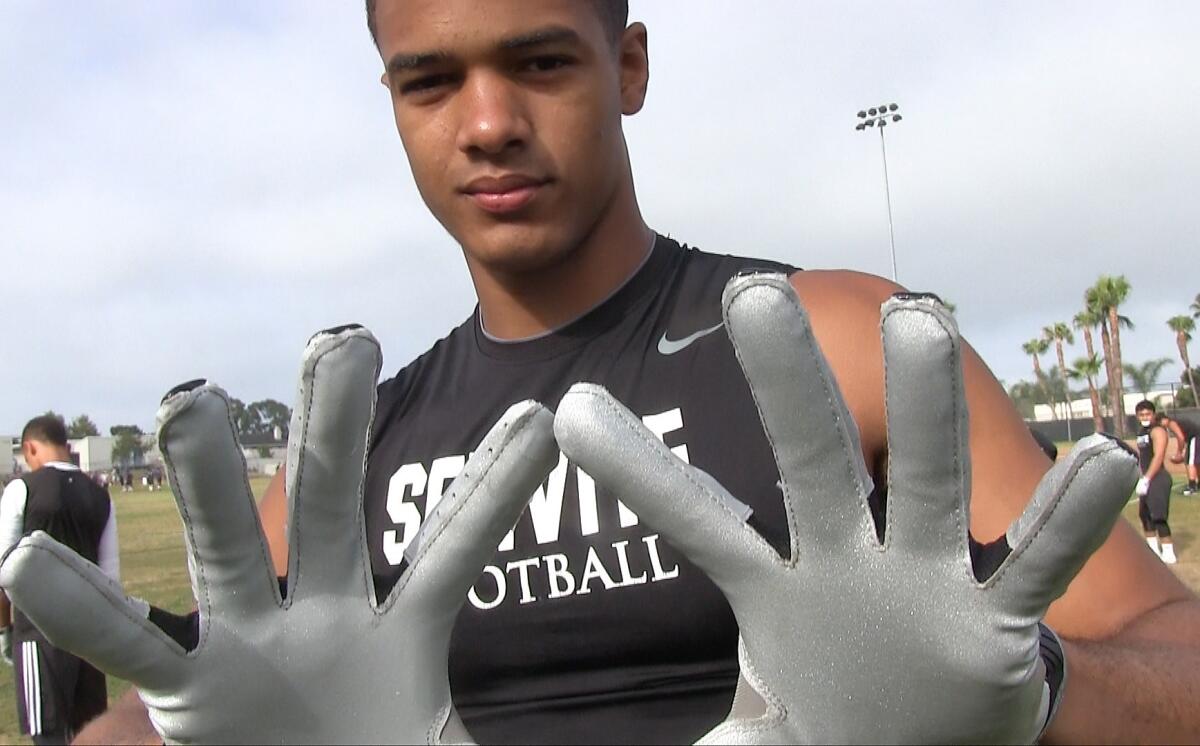 Servite receiver Equanimeous St. Brown