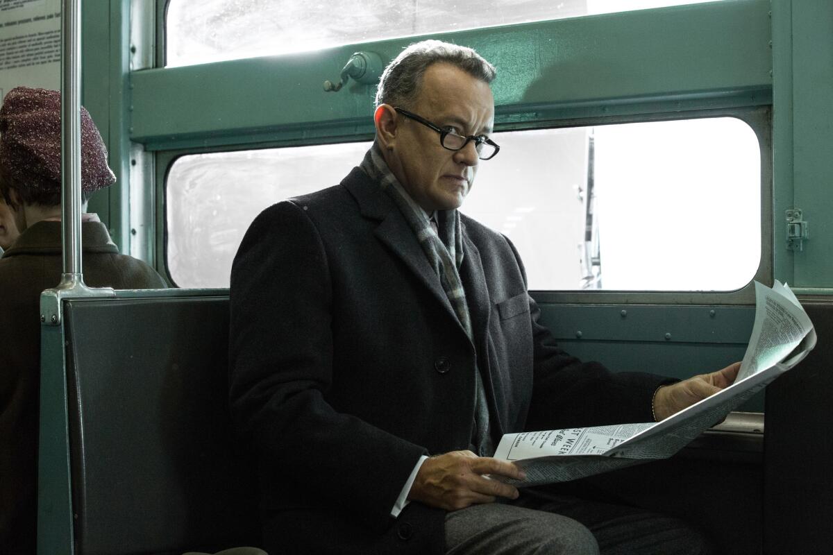 Steven Spielberg's "Bridge of Spies," starring Tom Hanks, earned nine BAFTA nominations Friday morning.