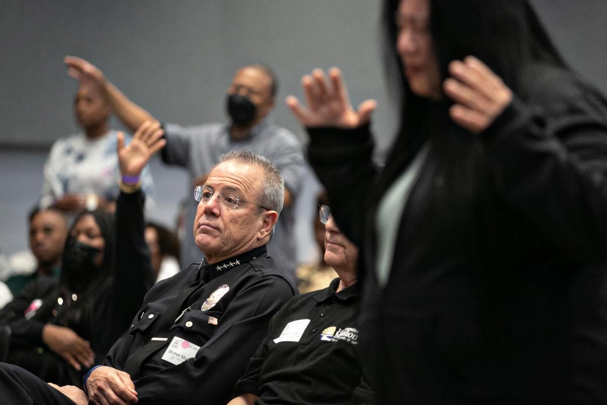 LAPD Police Chief Michel Moore