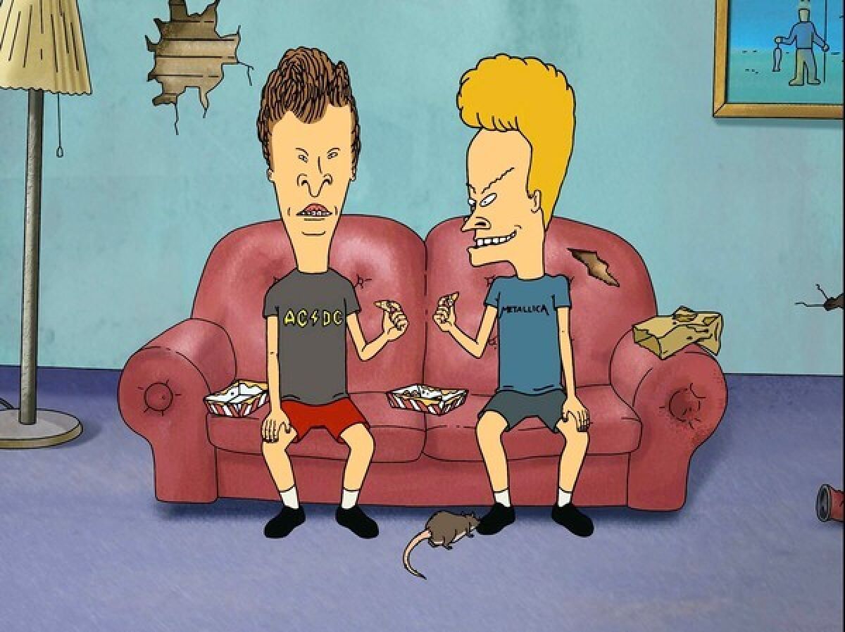 Animated characters Beavis and Butt-Head