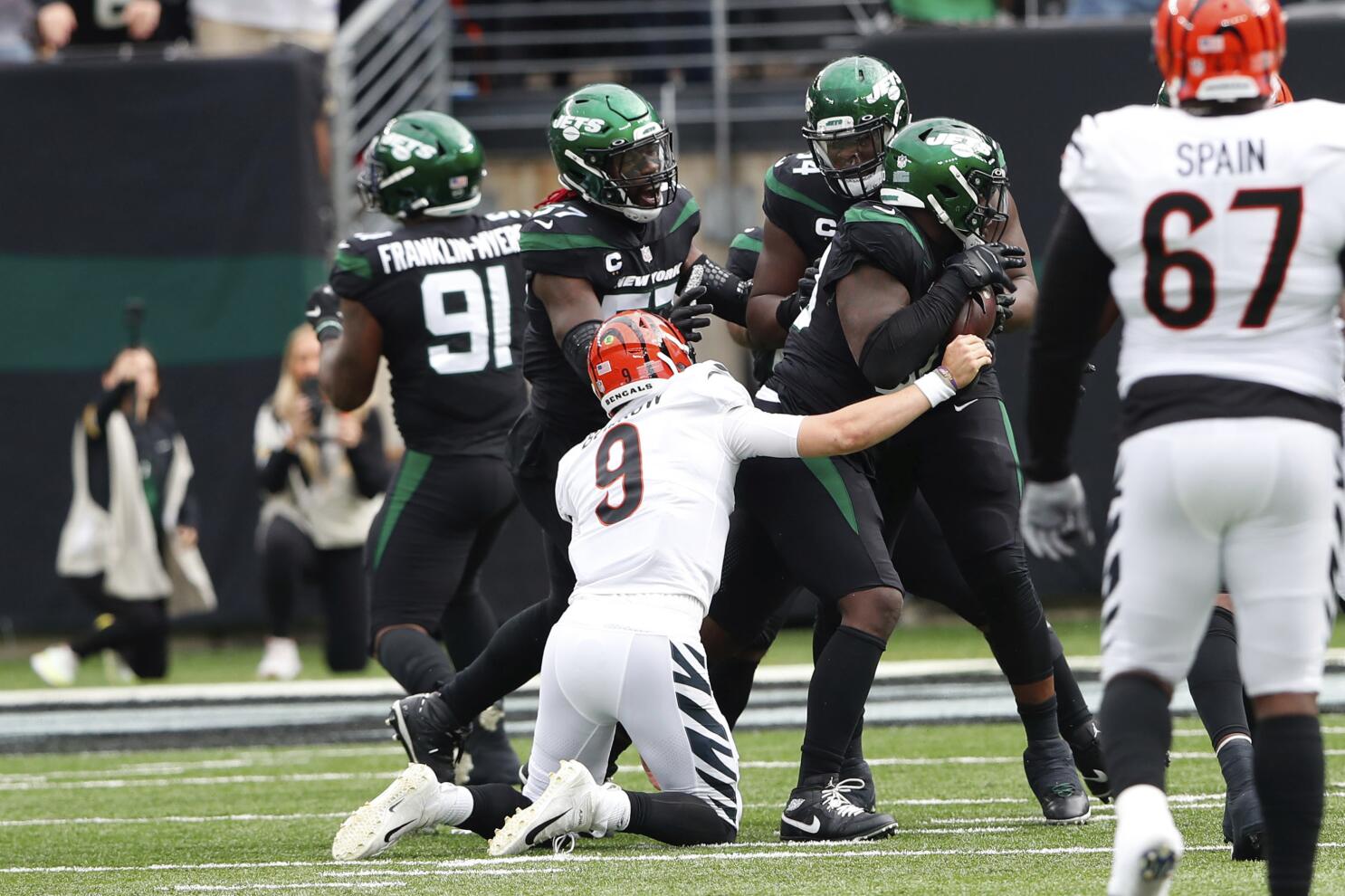 Bengals flop badly, blow 11-point lead in 34-31 loss to Jets - The San  Diego Union-Tribune