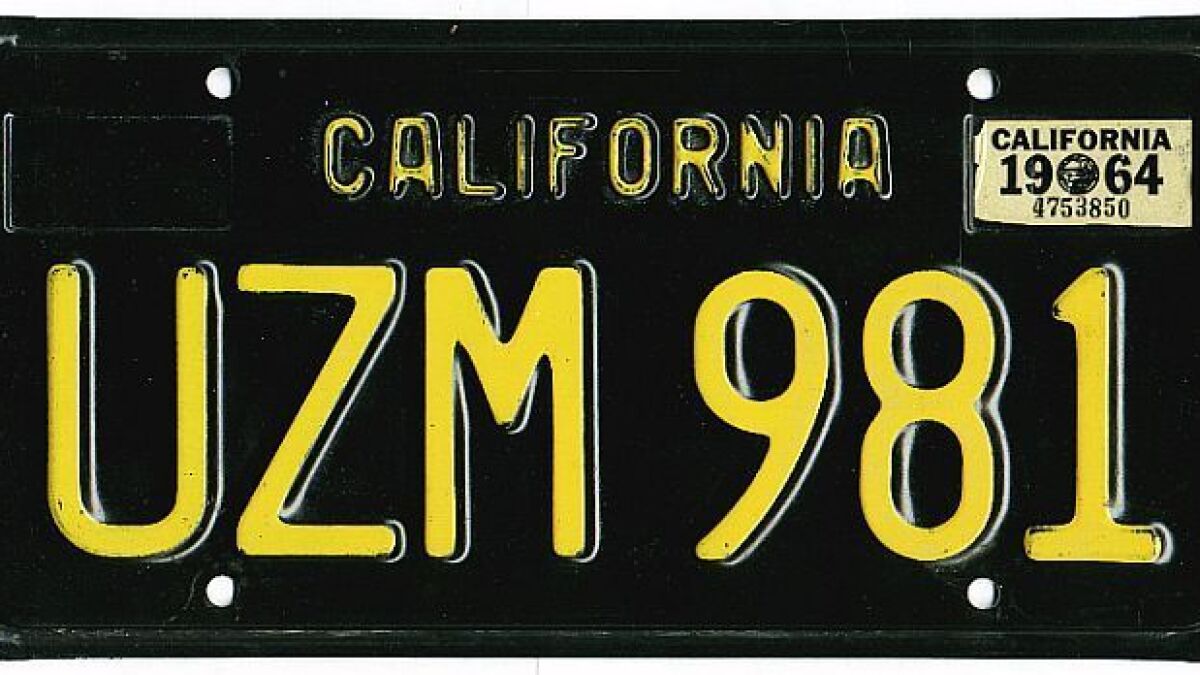 California License Plate Sticker Colors By Year California License Plate Sticker Colors By Year