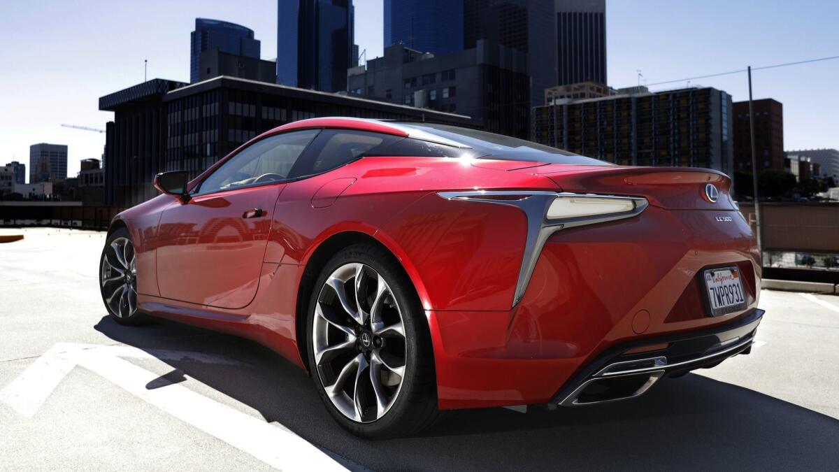 The LC500 is based on the LF-LC, a concept car that debuted in 2012.