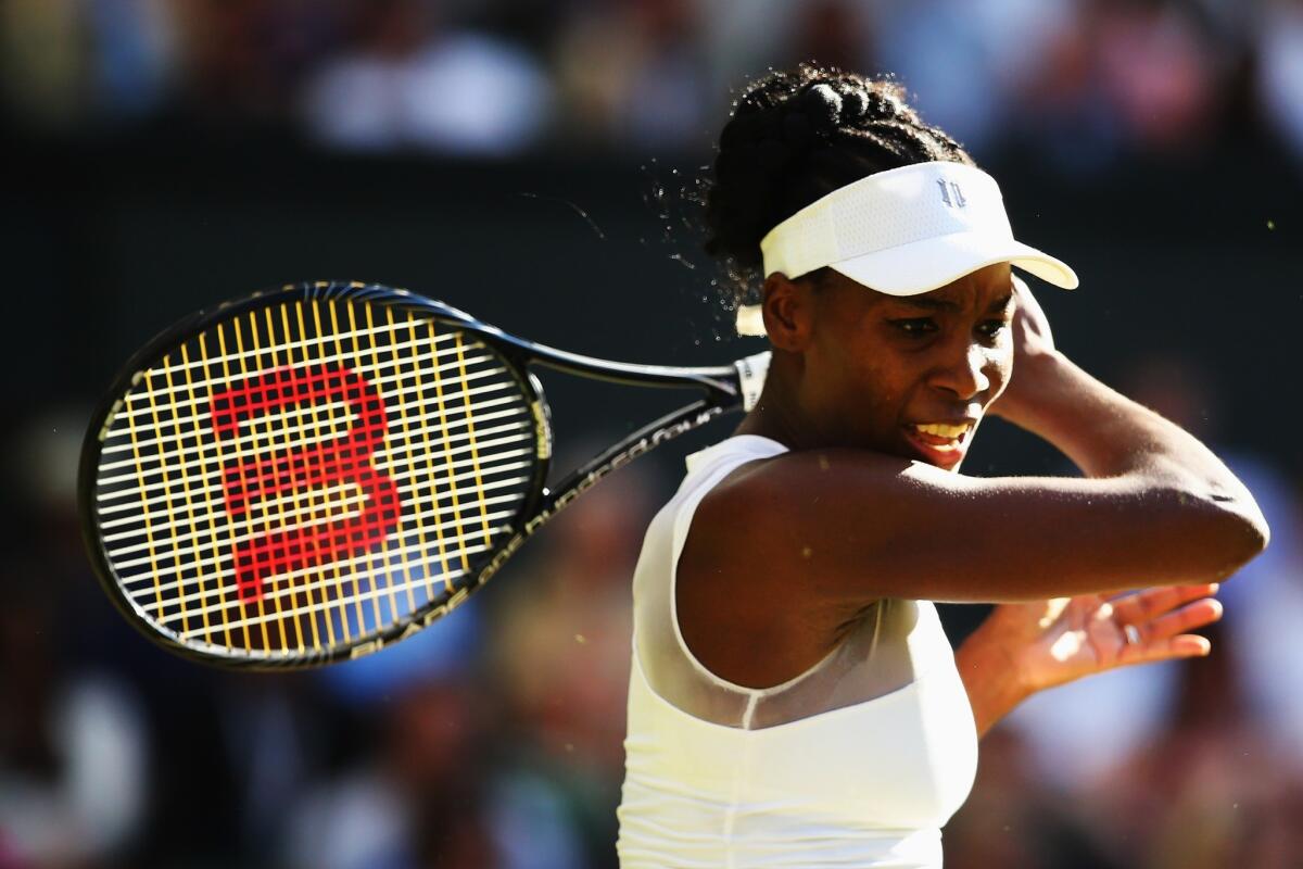 Venus Williams lost to Petra Kvitova of the Czech Republic, 5-7, 7-6 (2), 7-5 in the third round at Wimbledon on Friday.