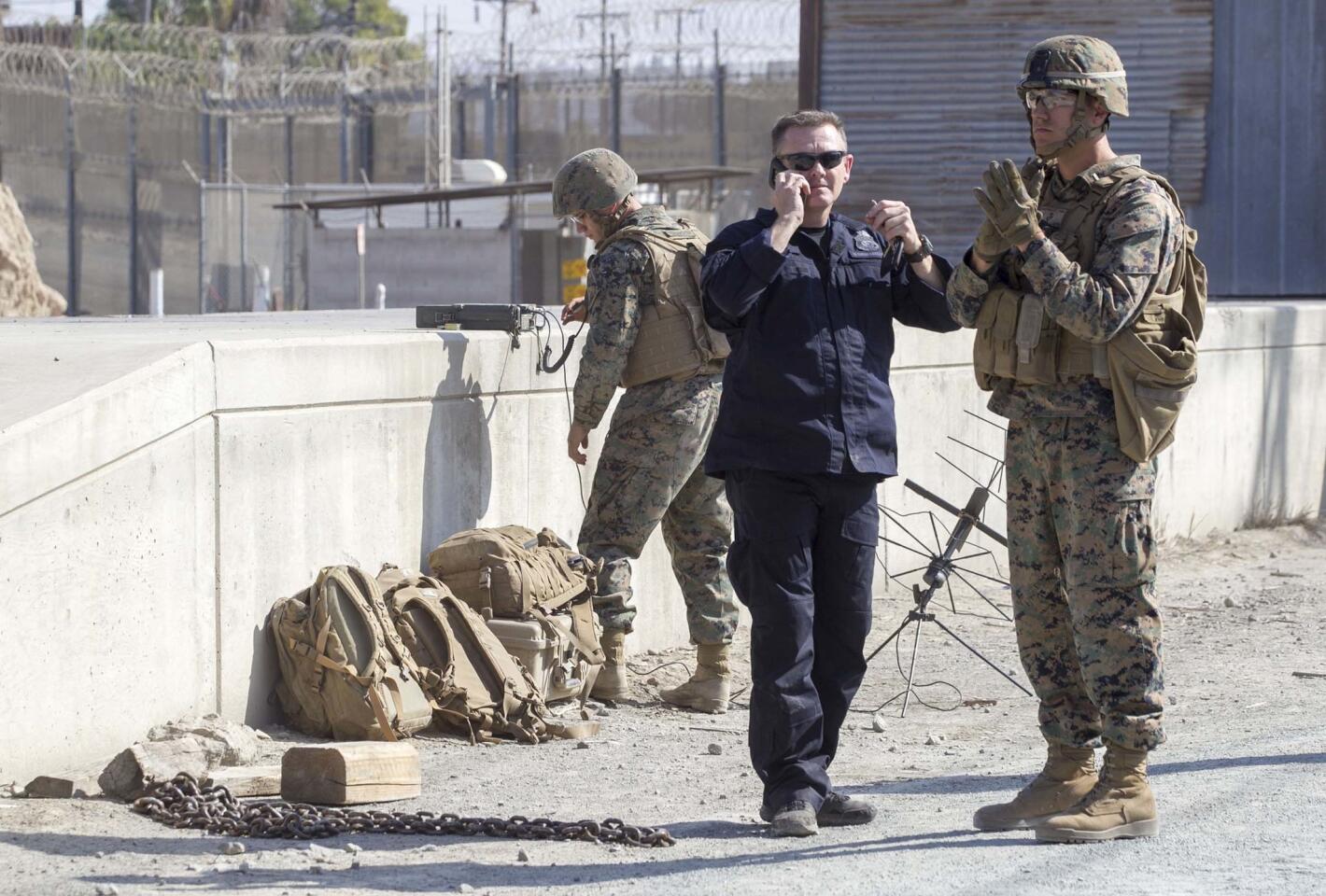 Militares en la frontera