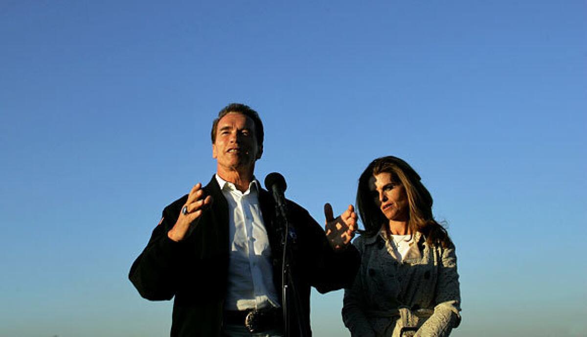 Arnold Schwarzenegger and Maria Shriver, pictured in 2006, confirmed Monday that they have separated after 25 years of marriage.