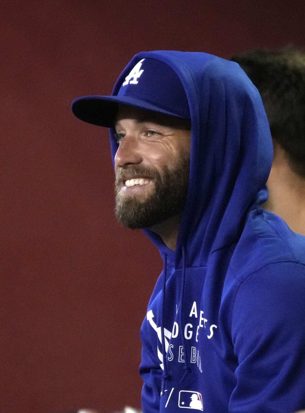 Dodgers' Danny Duffy in the first inning during a game against the Arizona Diamondbacks, Aug 1, 2021, in Phoenix.