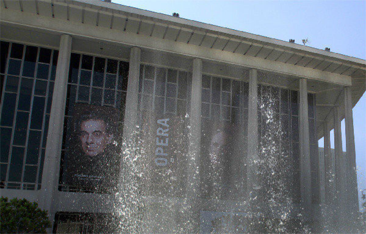 A view of the Dorothy Chandler Pavilion, home of the Los Angeles Opera.