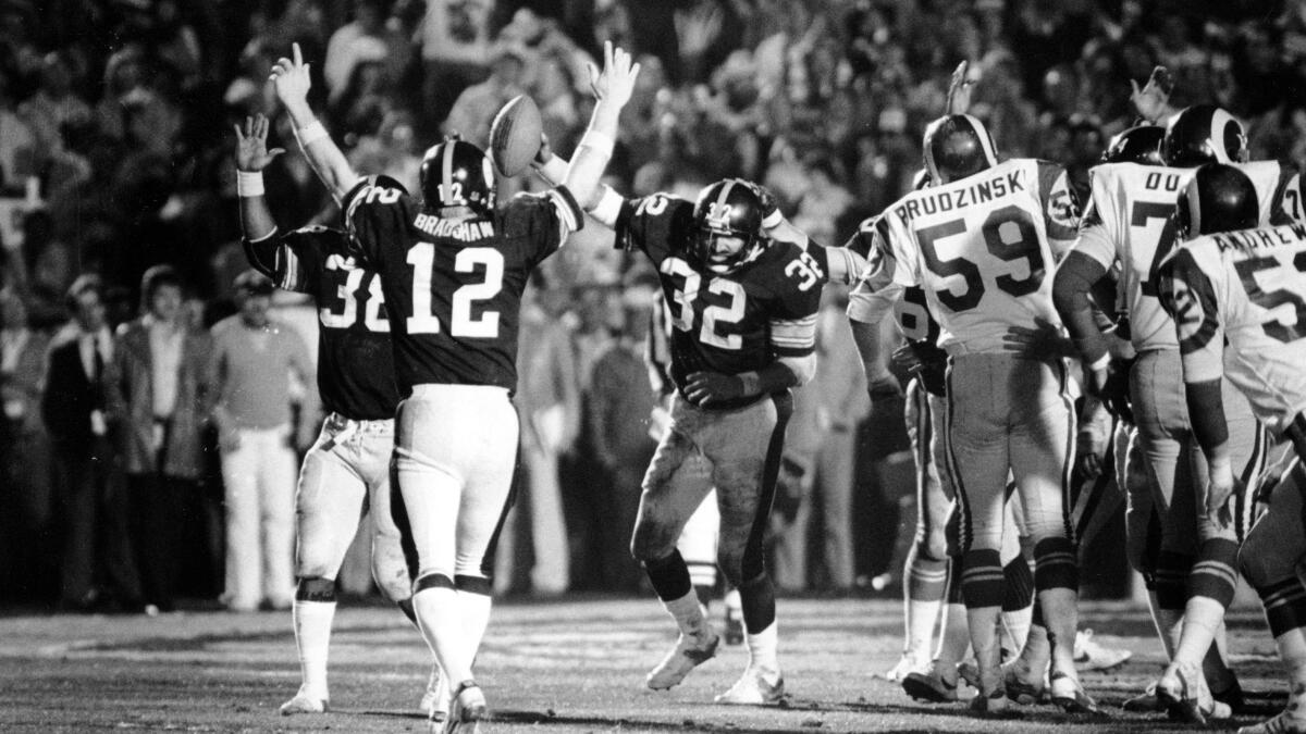 Pittsburgh Steelers on X: January 20, 1980. Super Bowl XIV. #Steelers vs.  #Rams 31-19. We became first team to win 4 Super Bowls.   / X