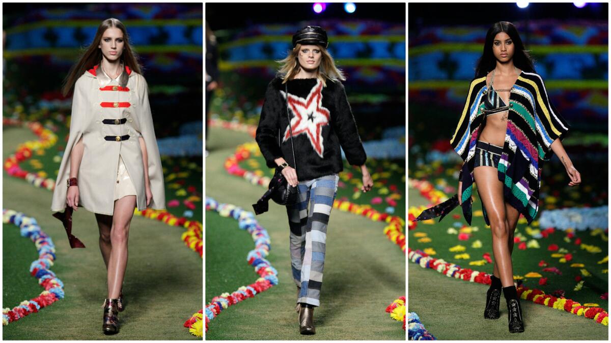 Looks from the Tommy Hilfiger spring and summer 2015 women's runway collection presented at the Park Avenue Armory during New York Fashion Week.