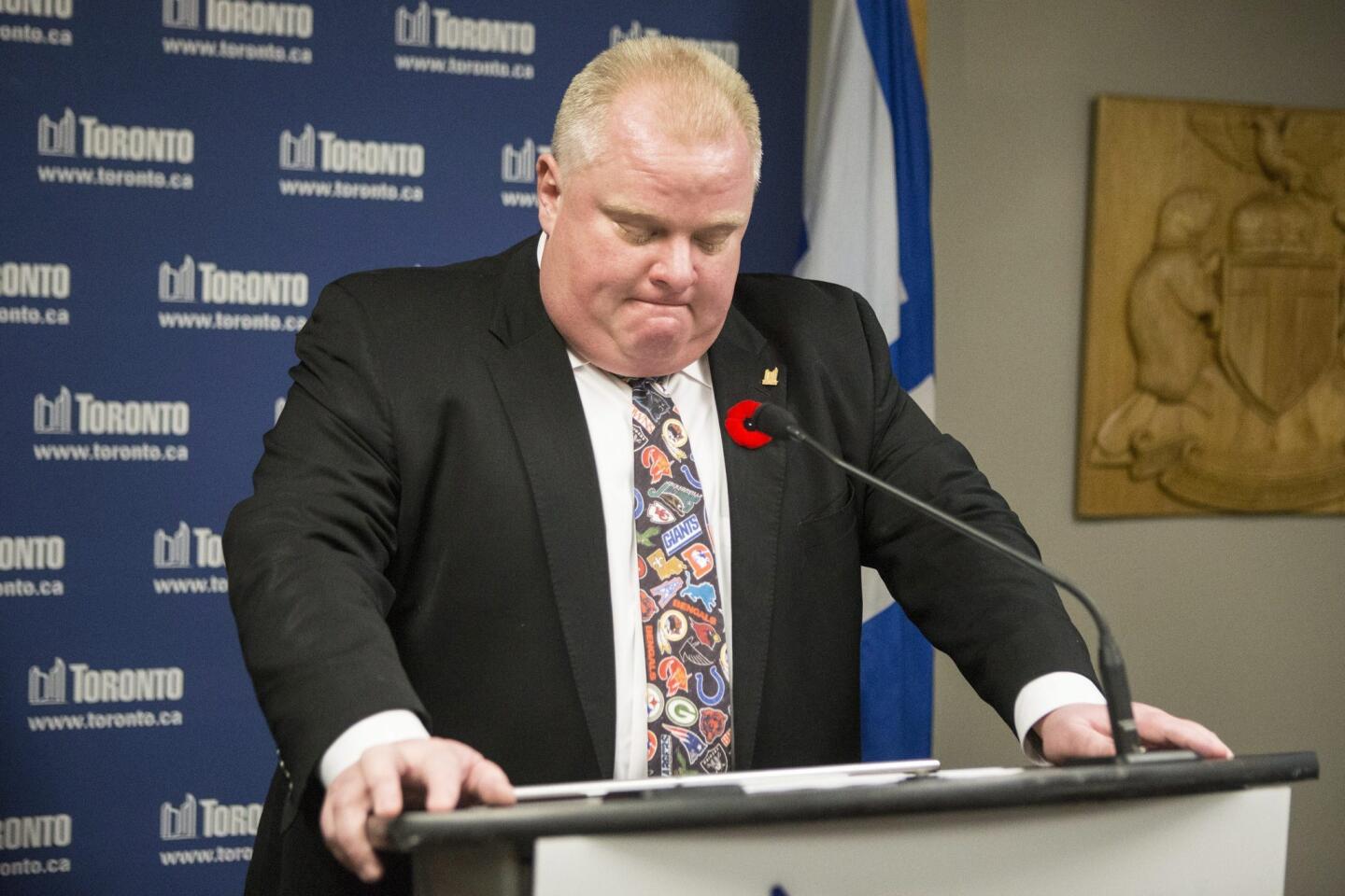 Toronto Mayor Rob Ford