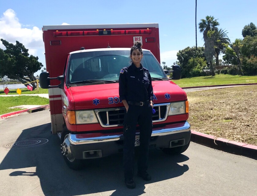 Ojeni Touma is an EMT in San Diego.