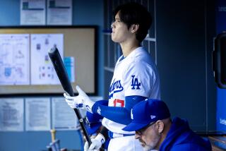 LOS ANGELES, CA - MARCH 31, 2024: Los Angeles Dodgers designated hitter Shohei Ohtani.