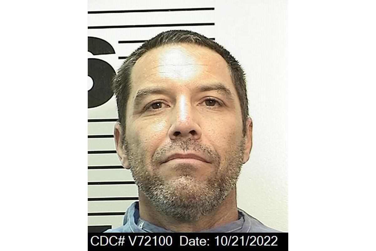 This Oct. 21, 2022, photo provided by the California Department of Corrections and Rehabiliatation shows Scott Peterson. 
