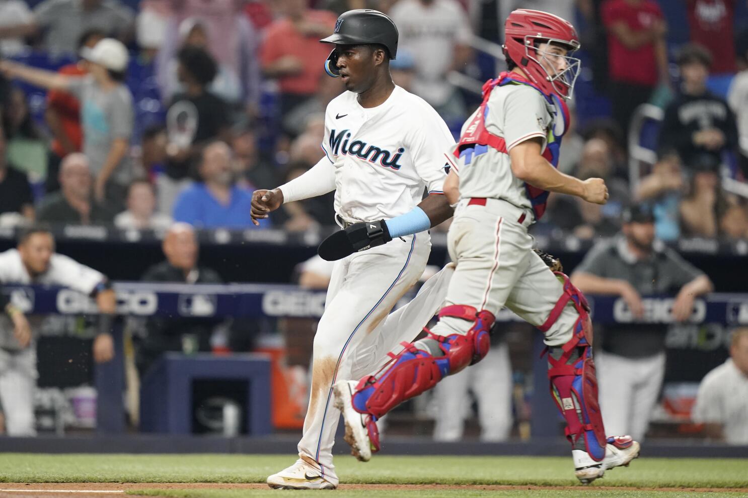 Jazz Chisholm Jr.'s RBI single, 04/17/2023