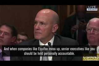 Senator Elizabeth Warren (D-Mass.) slams Equifax