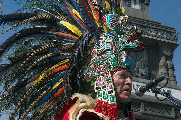 Honoring Aztec leader