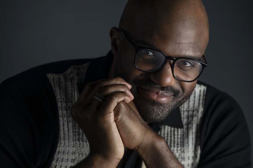 Actor Carl Clemons-Hopkins sits for portraits