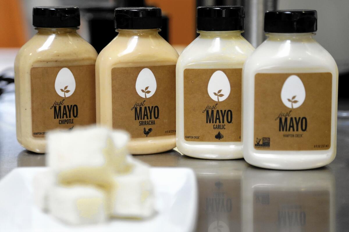Hampton Creek, a San Francisco food-tech company, makes egg-free Just Mayo.